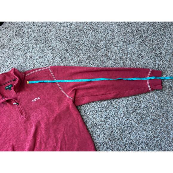 ORVIS  1/4 zip pullover size XL Red sweater/Sweatshirt, Pima Cotton Blend - Picture 7 of 10